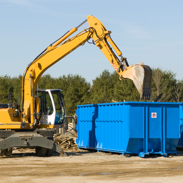 what are the rental fees for a residential dumpster in West Hazleton